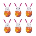 thumbnail image 1 of chaungfeng 6PCS Inflatable Easter Egg, 15.7 Inch Large Outdoor Courtyard Rabbit Shape Decoration for Lawn, Garden, Spring Party (Orange), 1 of 6