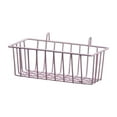 thumbnail image 1 of chaungfeng 9-Inch Metal Hanging Basket, Wire Storage Basket Over the Cabinet Door Organizer, Hanging Baskets for Cabinet Pantry Organization and Kitchen, Bathroom, Storage, Pink, 1 of 6