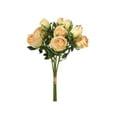 thumbnail image 1 of chaungfeng Artificial Realistic Roses Peach Flowers, 15" Roses Bouquet Long Stems Rose Fake Roses Decor for Home Party Wedding Table Centerpieces Roses Realistic - 6 Pcs, 1 of 6