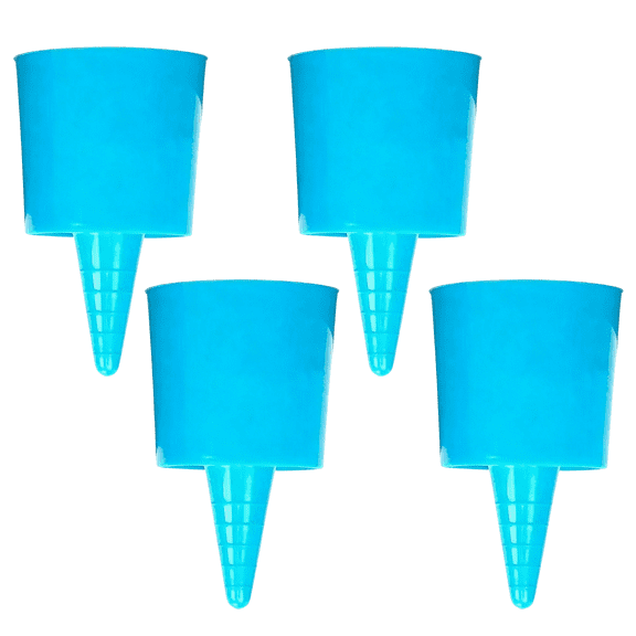 chaungfeng Beach Sand Coaster Cup and Beverage Holder Set, Blue, 4-Pack
