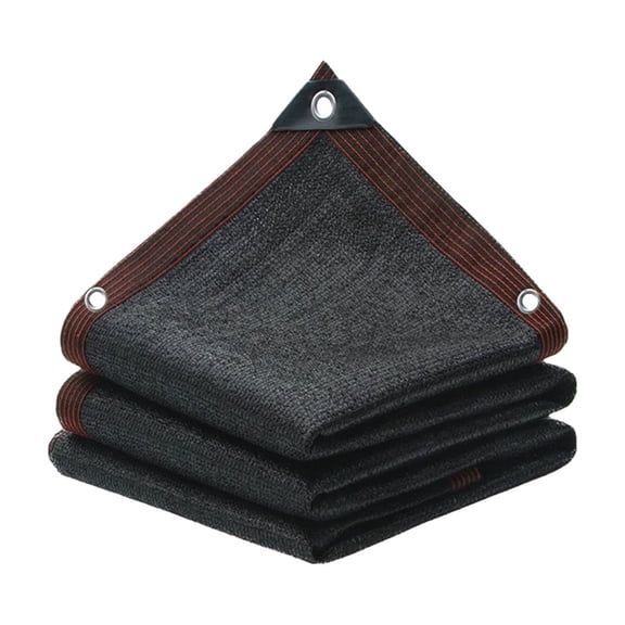 chaungfeng Black Shade Cloth, 79 x 79 Inch Durable Mesh Tarp with Grommets, Garden Sunblock Shade Cloth Shading Antifreezing for Greenhouse, Barns Kennel, Patio, Tomatoes
