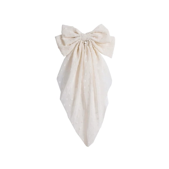 chaungfeng Bow Curtains Tiebacks, Sweet Bow Curtain Holdbacks Buckles Bowknot Curtains Ties for Home Bedroom Offices Dining Rooms Wedding Party Decoration (Beige)