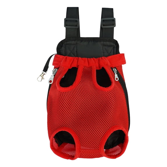 chaungfeng Cat Carrier Backpack, Pet Legs Out Front Cat Travel Bag, Adjustable Puppy Backpacks, Carriers Hands-Free for Small Medium Large Dogs Cats Hiking Traveling Camping Daily Walking