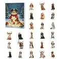 thumbnail image 1 of chaungfeng Christmas Arrival Calendar - 24-Day Dog Pendant Countdown Calendar,Seasonal, Acrylic Ornaments for Window Wall Fence Mantel Living Room Tree Gift, 1 of 7