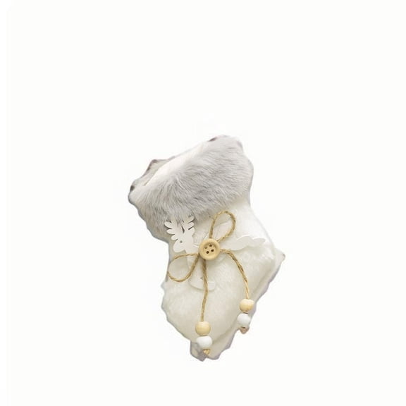 chaungfeng Christmas Socks Ornament, Plush Christmas Pendant Home Holiday Decoration for Tree Party Shopping Mall Holiday Scene Layout Car Hanging Decorations