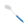 thumbnail image 1 of chaungfeng Dish Brush with Plastic Handle, Kitchen Brushes with Built-in Scraper for Cleaning Pot, Sink and Stove, Skillet Scrubber with Tough Bristles for Cast Iron Grill Pan,11", 1 of 6