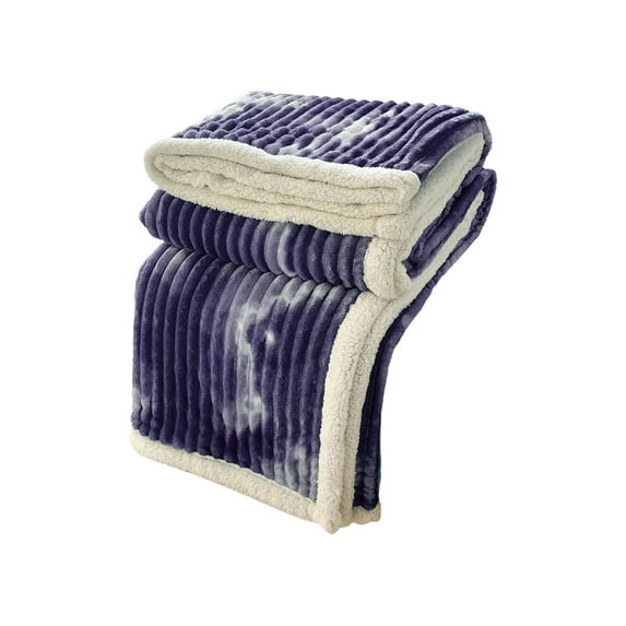 chaungfeng Double Layer Thickened Faux Fur Throw Blanket, Soft Fluffy Bed Blanket, Cozy Shaggy Plush Decorative Couch Throw, Furry Fuzzy Lap Blanket for Women Men Gift 39"x59"