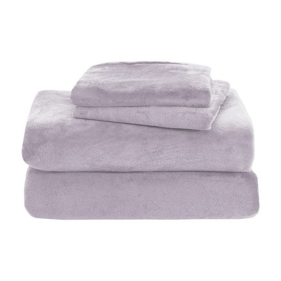 chaungfeng Flannel Sheets - Super Soft Fleece Sheets Set Fluffy Extra Plush,Cozy Warm Antis Statics Non Pilling Fuzzy, 2 Piece(Include Flat Sheet 59.1"x78.7", Pillowcase 29.1"x18.9")