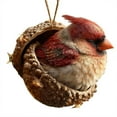 thumbnail image 1 of chaungfeng Forest Animal Acorn Ornaments Cozy Forest Christmas Ornaments, Pine Cone Animal Decoration, 3D Resin Cute Forest Animal Christmas Trees Hanging Decor, Woodland Creature Figurine, 1 of 6