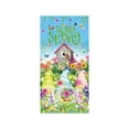 thumbnail image 1 of chaungfeng Hello Spring Door Cover, 71x35 Inches Gnome Door Banner Polyester Spring Colorful Flowers Front Door Decoration for Spring Easter Welcome Party Decor, 1 of 6