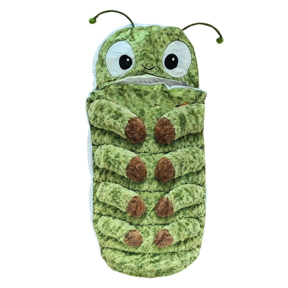 chaungfeng Hugging Sleeping Bag for Adults, Plush Cocoon Lounge Pod with Adjustable Pull Cord, Thick Quilted Interior, Oversized Sleeping Bag for Home, Dorm, Travel Naps