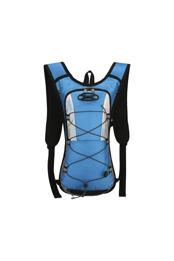 Hydration Backpack, Lightweight Cycling Backpack, Adjustable Chest Straps and Reflective Water Backpack for Trail Running Marathon Race Hiking Cycling 9.1x16.9 Inch