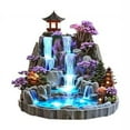 thumbnail image 1 of chaungfeng Indoor Desktop Rockery Flowing Water Fountains Ornaments, Living Room Feng Shui Wheel Circulation 2D Flat Desktop Ornaments for Home Office Bedroom 7.48x7.87inch, 1 of 6