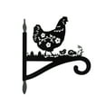 thumbnail image 1 of chaungfeng Iron Birdcage Hangers Hooks, for Outdoor Indoor Hanging Plants Fern Pots, Lantern, Bird Feeder, Wind Chimes, Resistant Metal Wall Brackets for Porch, Garden, Home(11.8"x13.8"), 1 of 7