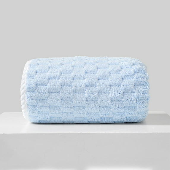 chaungfeng Large Thickened Bath Sheet ,Ultra Soft Fluffy Towel27.6”x 55.1”, Premium Fleece Blanket Bathroom Towel Highly Absorbent Quick Dry Shower Towel for Home Adults Bathroom,Hotel,Spa