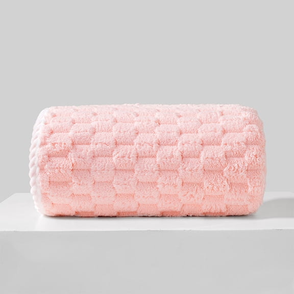 chaungfeng Large Thickened Bath Sheet ,Ultra Soft Fluffy Towel27.6”x 55.1”, Premium Fleece Blanket Bathroom Towel Highly Absorbent Quick Dry Shower Towel for Home Adults Bathroom,Hotel,Spa