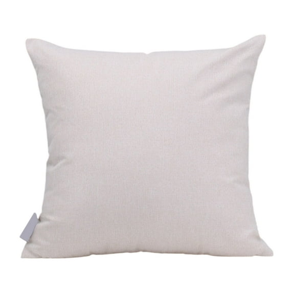 chaungfeng Linen Decorative Throw Pillow, Sofa Cushion Durable Modern Stylish, Living Room Office Large Backrest Bedside Lumbar Pillow (17.7"x17.7")