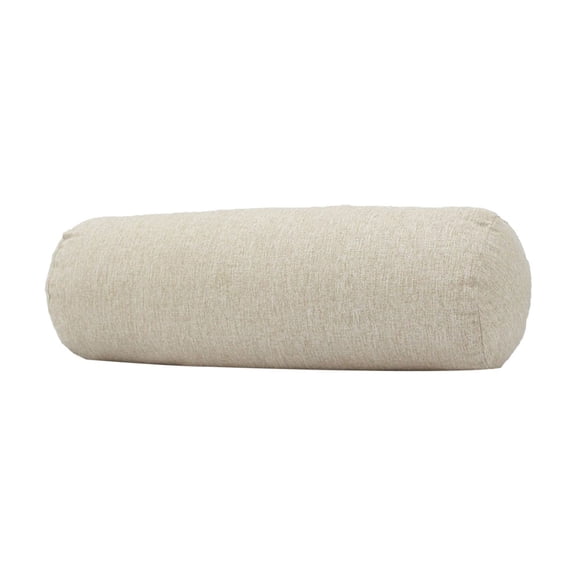 chaungfeng Linen Neck Roll Pillowcase, Cylinder Bolster Pillowcase,Breathable Round Cervical Pillow Cover, Washable,Soft Comfortable and Breathable for Sleeping, Chair, Car, Sofa(5.9x23.6inch)