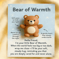 thumbnail image 1 of chaungfeng A Little Pocket Bear Hug, Mini Cute Animal Decoration Funny Pocket Hug Stress Relief Toys with Card, Gifts Special Encourage, Gifts for Him Her Boyfriend Girlfriend, 1 of 5