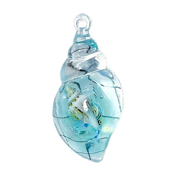 chaungfeng Luminous Conch Pendant, Trendy Pendant Lanyard Hanging Rope for Phone Bag Keychain, Holiday Pendant Decoration for Men Women 1.2"x1"x2"