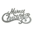 thumbnail image 1 of chaungfeng Merry Christmas Letter Sign for Christmas Tree, 7.9 脳 4.1 Inch Glitter Plastic Merry Christmas Hanging Craft Ornaments for Holiday Wreath Home Door Wall Art Decorations, 1 of 6