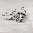 thumbnail image 1 of chaungfeng Metal Octopus Cuttlefish Figurines Statue Desk Stand for Phone Bracket Pen Spectacles Holder Car Ornaments Home Decor Crafts (Sliver), 1 of 4