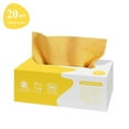 thumbnail image 1 of chaungfeng Microfiber Cleaning Cloth Rags In A Box 20 Count - 7.9 x 7.9in Reusable Microfiber Towels for Cars - Edgeless Towels - Yellow, 1 of 6