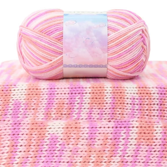 chaungfeng Milk Wool Yarn, Thick Knitting and Crochet Yarn 175 Yards, for Blankets, Scarves, Handmade Crafts