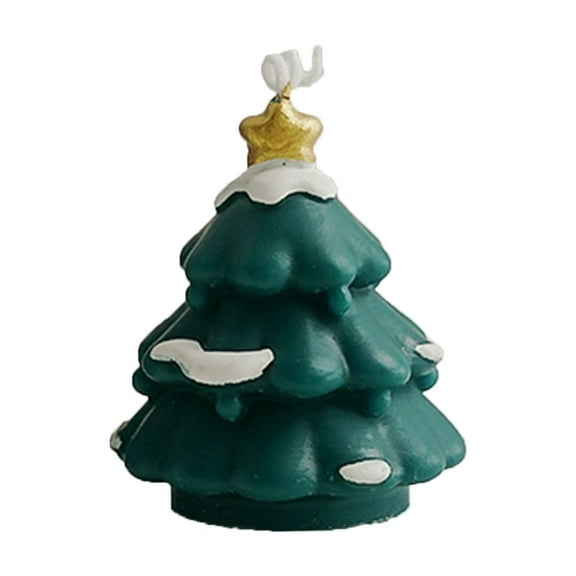 chaungfeng Mini Aromatherapy Christmas Tree Candle, Scented Tree Candle Ornament, for Home, Gift, Mantel, Desktop, Festival, Decor, 2.4"x2.8"
