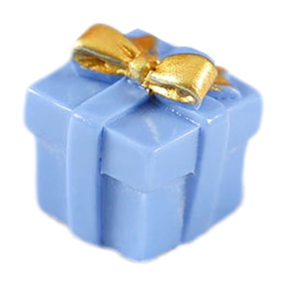 chaungfeng Mini Christmas Figurines - Christmas Tree Bells Christmas Stockings Gifts Ornaments - Resin Decorations for Christmas Tree Garden Snowballs and Party