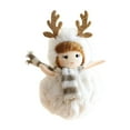 thumbnail image 1 of chaungfeng Mini Plush Christmas Pendant, Small Elf Doll Ornament, Figurine Tree Decor, for Tree, Window, Gift Giving, Festival Decor, 2.4x4.3 Inches, 1 of 6