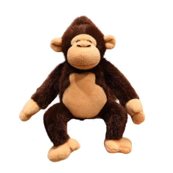 chaungfeng Monkey Plush, 13 Inch Orangutan Soft Ball, Plushies Eco-Friendly Plushies Material, Washable & Safe, Realistic Soft Cuddly Monkey Ball