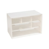 chaungfeng Multi-functional Drawer Organizer Box, for Desk Desktop Storage for Cosmetics Jewelry and Small Items Practical Office and Home Organizer (7x3.9x4.7 Inch)