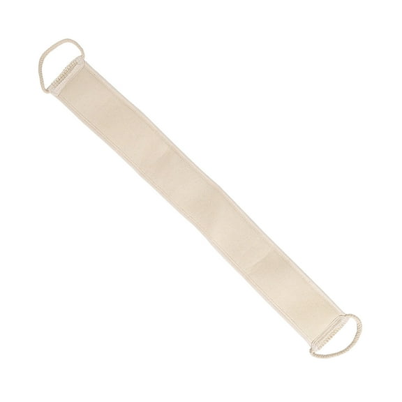 chaungfeng Natural Bast-Fibre-And-Leaf-Fibre Back Scrubber for Shower, 27.6 Inches Long Back Exfoliator for Shower, Exfoliating Bath Strap, Back Scrubber for Women and Men