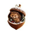 thumbnail image 1 of chaungfeng Pine Cone Animal Ornament, Woodland Acorn Forest Animal for Christmas Tree Decoration, 2D Acrylic Animals Decor for Holiday Keepsake Gifts, 1 of 6