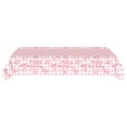 thumbnail image 1 of chaungfeng Pink Bow Decorations Party Supplies, 1pc Pink Bow Tablecloth Bow Theme Tableware Party Supplies for Girls Women, for Birthday Valentines Day Decor, 1 of 7