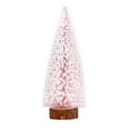 thumbnail image 1 of chaungfeng Pink Color Mini Snowflake Christmas Trees, Small Artificial Christmas Tree with Wood Base, Christmas Pine Decor for Table Holiday Party Decor Bar Shopping Mall Window, 1 of 8