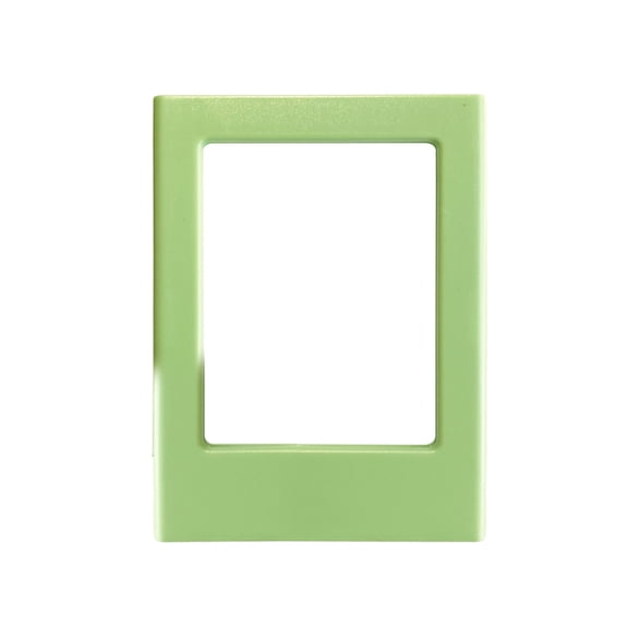 chaungfeng Portable Mini Photo Frame, Magnetic Instant Picture Frames - Photo Card Display Picture Desktop Layout No-drill Adhesive Fridge Magnet 2.56"x3.46" - Green