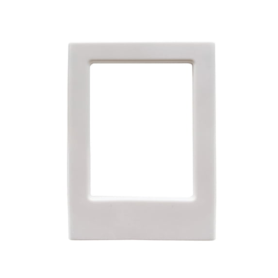 chaungfeng Portable Mini Photo Frame, Magnetic Instant Picture Frames - Photo Card Display Picture Desktop Layout No-drill Adhesive Fridge Magnet 2.56"x3.46" - White