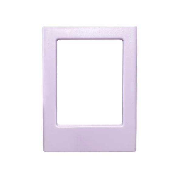 chaungfeng Portable Mini Photo Frame, Magnetic Instant Picture Frames - Photo Card Display Picture Desktop Layout No-drill Adhesive Fridge Magnet 2.56"x3.46" - Purple