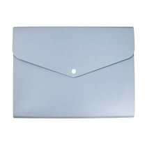 chaungfeng Portable Thickened Folders, Filing Envelopes Waterproof Plastic Envelopes File Holder Filing Document Poly Envelope with Snap Button Closure for A4 Letter Paper Size