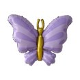 thumbnail image 1 of chaungfeng Purple Butterfly Balloons, 35 x 28 Inch Foil Mylar Balloons for Butterfly Themed Party Wedding Birthday Festival Party Decoration (Purple-1pcs), 1 of 6