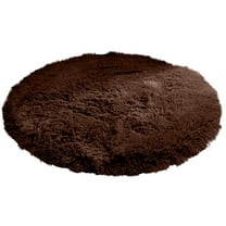 chaungfeng Round Rugs for Bedroom - Machine Washable,60x60 cm Circle Area Rugs for Living Room, Soft and Fluffy Shaggy Carpet, Dorms, Home Decor Aesthetic