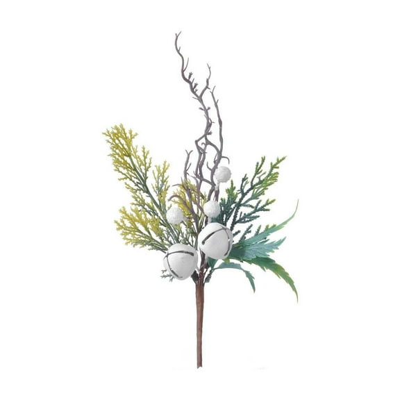 chaungfeng Simulated Berry Spray, Ginkgo Christmas Arrangement, Artificial Flower Cuttings, for Gift Box, Scene, Display