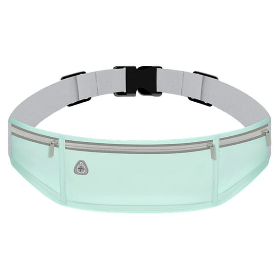 chaungfeng Slim Running Belt, Workout Breathable Fanny Pack for Men Women, Exercise Waist Pack for Apple iPhone Holder, Runner Belt for Running Walking Cycling Camping Gym (19.7"x4.33")