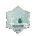 thumbnail image 1 of chaungfeng Snowflake-Shaped Sea Glass Friendship Decor - Timeless Friendship Heart Keepsake - Christmas Pendant for Christmas Tree Hanging Ornaments, Sea Glass Art for Friends, 1 of 5