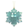 thumbnail image 1 of chaungfeng Snowflake-Shaped Sea Glass Friendship Decor - Timeless Friendship Heart Keepsake - Christmas Pendant for Christmas Tree Hanging Ornaments, Sea Glass Art for Friends, 1 of 5