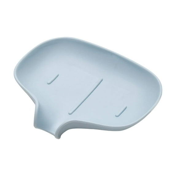chaungfeng Soap Storage Rack, Tilted Drainer Plastic Tray for Shower, Bathroom, Kitchen Sink, Keep Soap Dry, Easy to Clean (5.5"x4.3")
