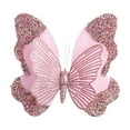 thumbnail image 1 of chaungfeng Sparkling Butterfly Clips, Christmas Floral Accessories, for Wedding Decor, Festival Scene, Tree Embellishment, 7.1"x6.7", 1 of 6