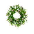 thumbnail image 1 of chaungfeng Spring Wreaths for Front Door, Artificial Boxwood Wreaths with Colorful Wildflowers Faux Greenery Leaves Wreath for Wall Window Porch Farmhouse Wedding Decor (Green, 13Inch), 1 of 7